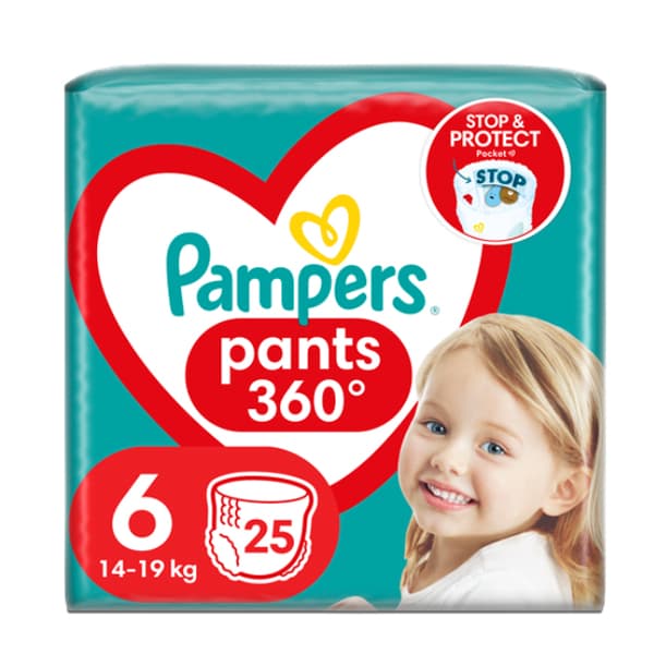 Pants Νο6 Pampers 25τεμ 14-19kg Vp Πάνες