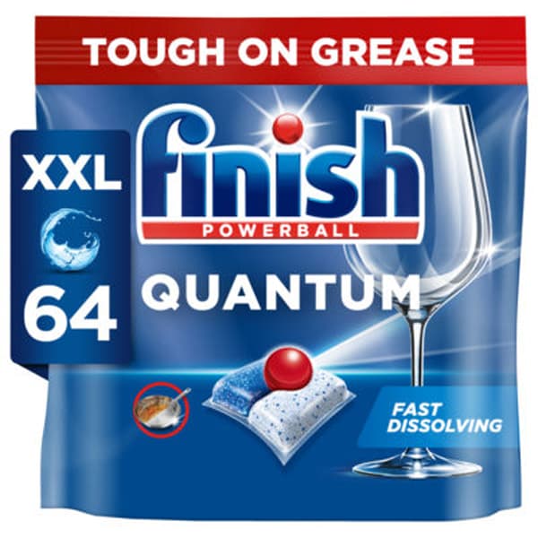 Ταμπλέτες Finish Powerball Quantum Καθαριστικά Πλυντηρίου Πιάτων
