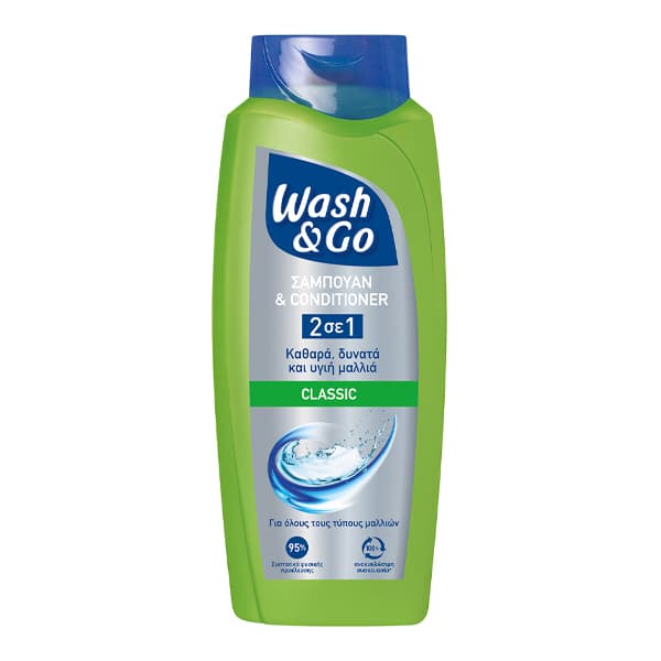 Shampoo Wash And Go 2 In 1 Σαμπουάν