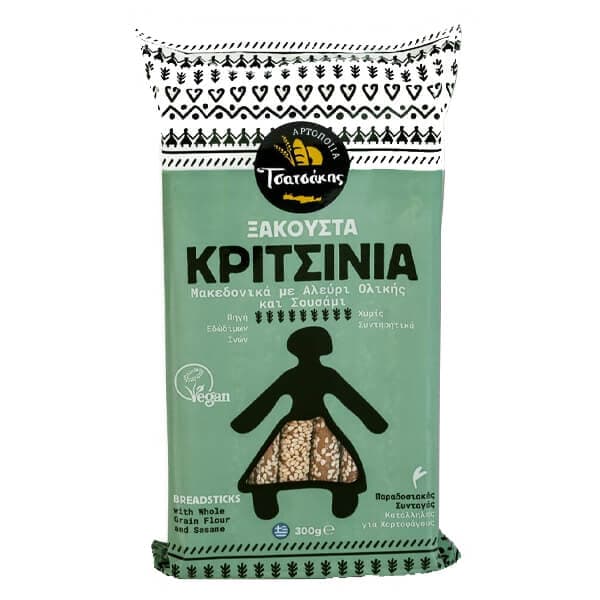 Κριτσίνια Ολικής Σουσάμι Τσατσάκης Κριτσίνια