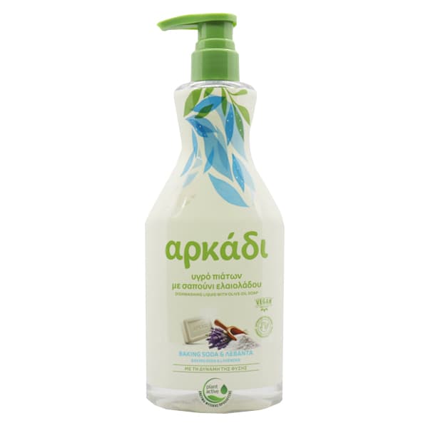 Υγρό Πιάτων Αρκάδι baking Soda Υγρά Πιάτων