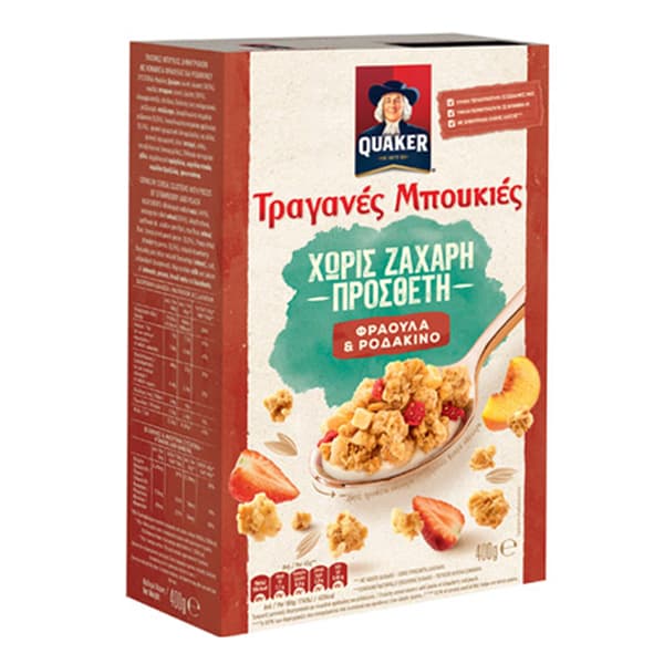 Τραγανές Μπουκιές Χωρίς Ζάχαρη Quaker Δημητριακά