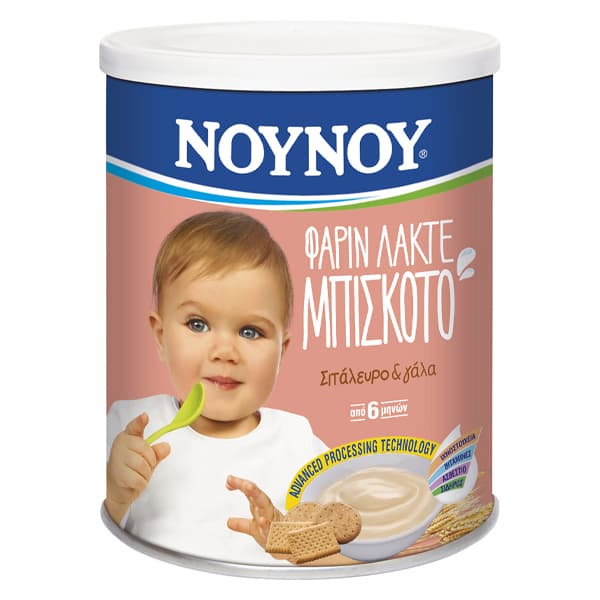 Φαρίν Λακτέ Με Μπισκότο Νουνού Βρεφικές Τροφές