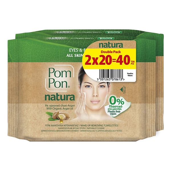 Μαντηλάκια Eyes and Face Pom Pon Καθαρισμού Προσώπου