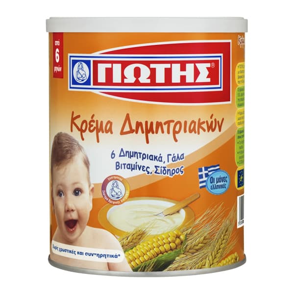 Κρέμα Δημητριακών Γιώτης Βρεφικές Τροφές