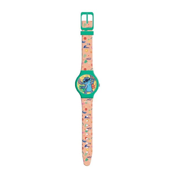 Ρολόι Χειρός Αναλογικό Disney Stitch Δώρο