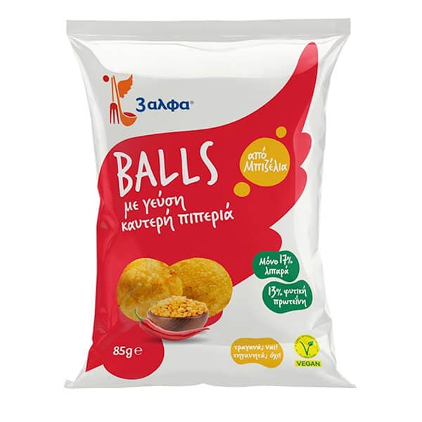 Balls Καυτερή Πιπεριά 3Α Πατατάκια