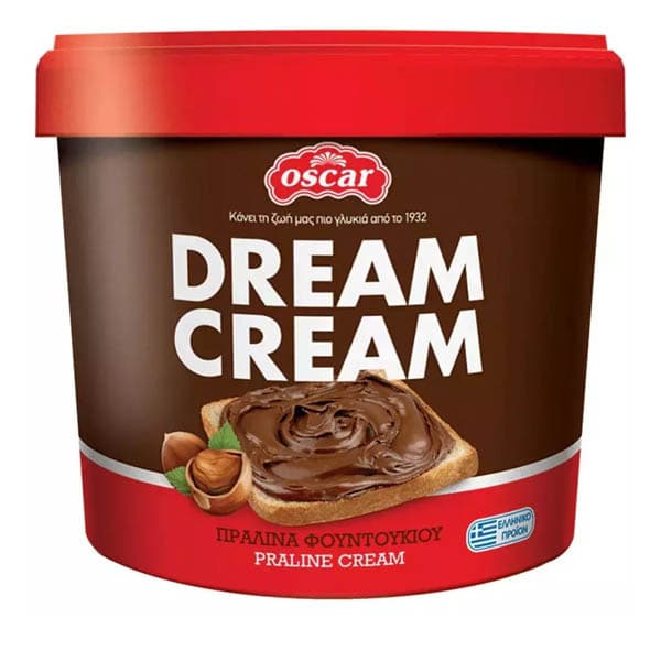 Πραλίνα Φουντουκιού Oscar Dream Cream Πραλίνα Ζαχαροπλαστικής
