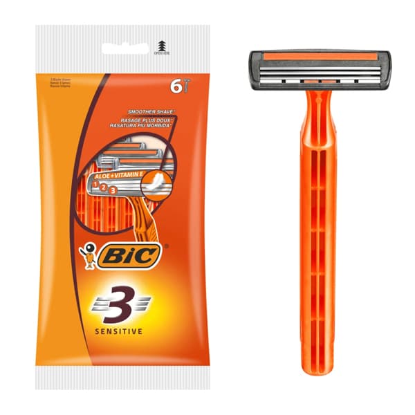 Ξυραφάκια Trilama sensitive Bic Ξυριστικά