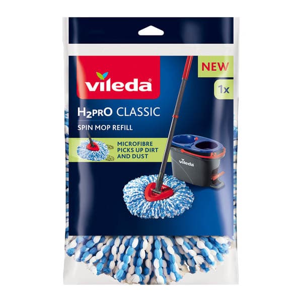 Ανταλλακτικό Σφουγγαρίστρας Vileda H2pro Spin Καθαριστικά Εργαλεία