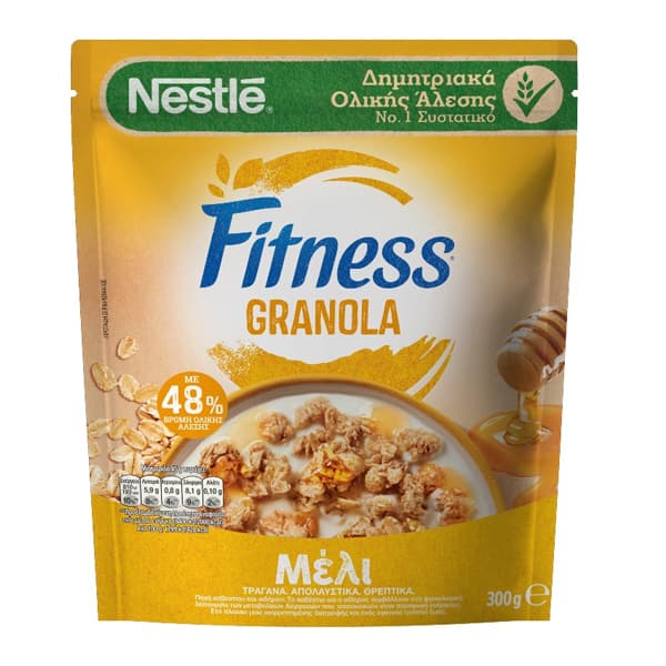 Nestle Fitness Granola Honey Δημητριακά