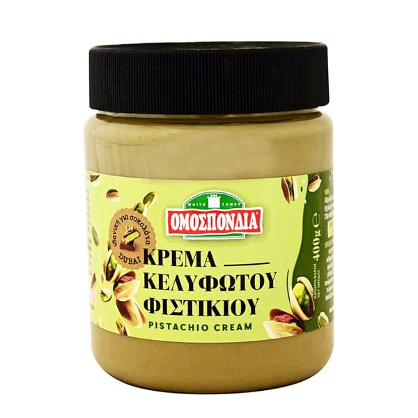Κρέμα Κελυφωτού Φυστικιού Ομοσπονδία Πραλίνες