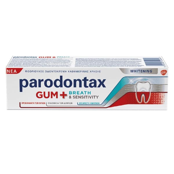 Οδοντόκρεμα Parodontax Gum Breath Sensitivity Οδοντόκρεμα