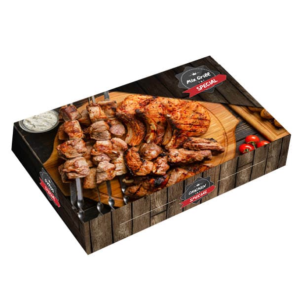 Luxury Κουτί Μερίδα Mix Grill Κουτιά Ψητοπωλείου