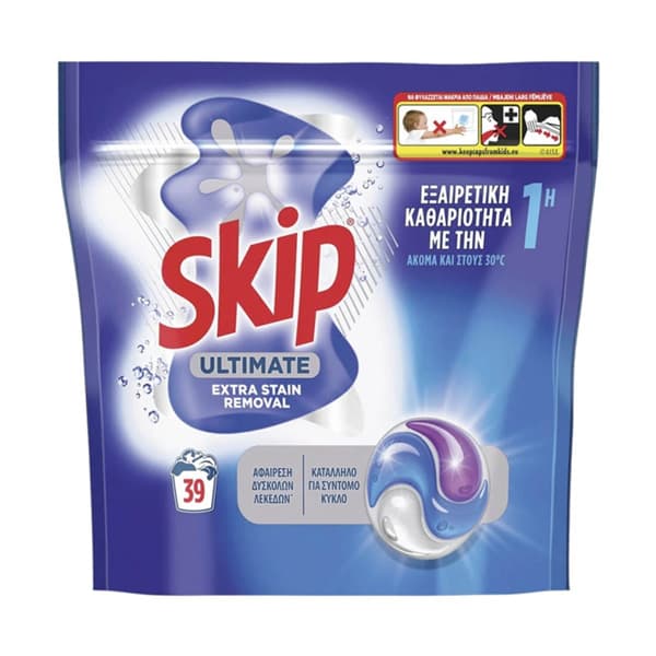 Καψούλες Skip Trio Active Clean Πλυντηρίου