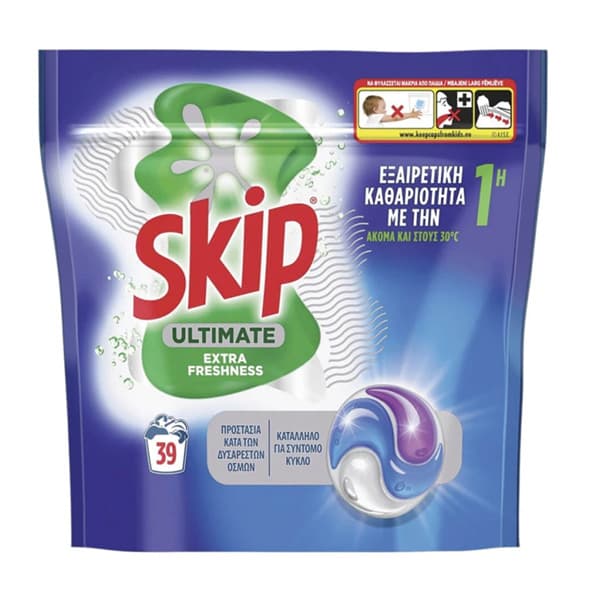 Κάψουλες Skip Trio Fresh Πλυντηρίου