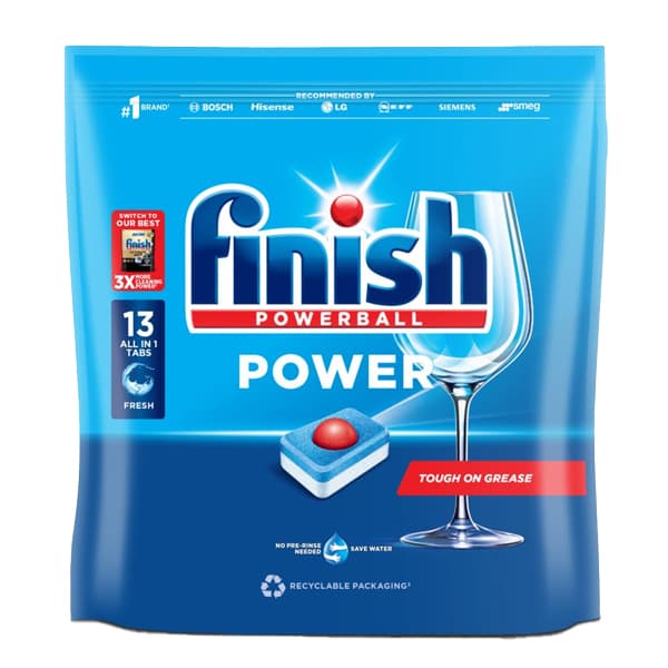 Ταμπλέτες Πλυντηρίου Finish Powerball Καθαριστικά Πλυντηρίου Πιάτων