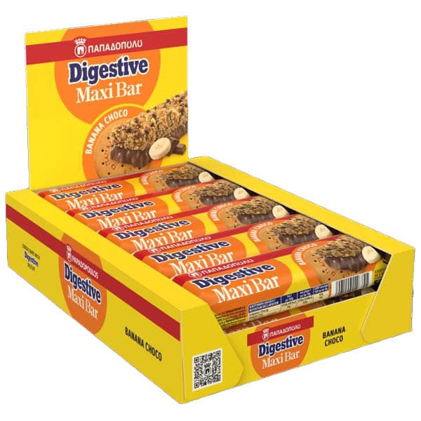 Παπαδοπούλου Digestive Maxi Bars Μπάρες Δημητριακών