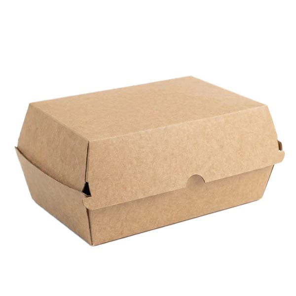Κουτί Κραφτ Double Burger Box Είδη Εστίασης