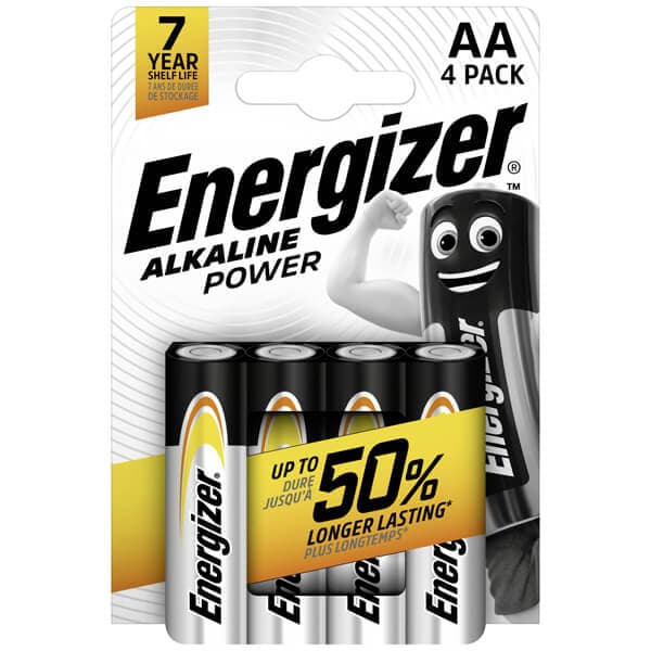 Αλκαλική Aa Energizer Μπαταρίες