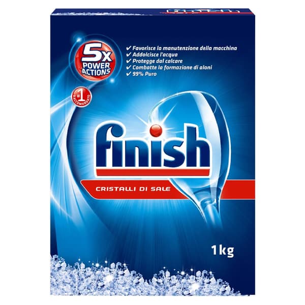 Αλάτι Πλυντηρίου Πιάτων Finish Καθαριστικό Πλυντηρίου Πιάτων
