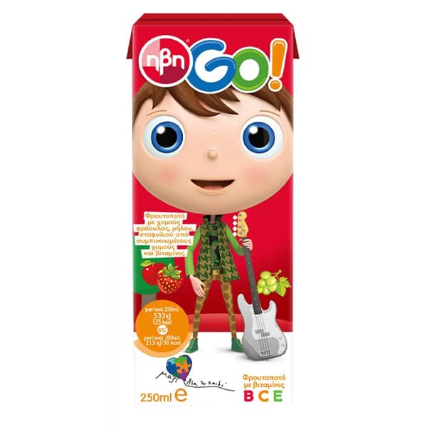 Χυμός Ήβη Go 250ml Red Φυσικός Χυμός