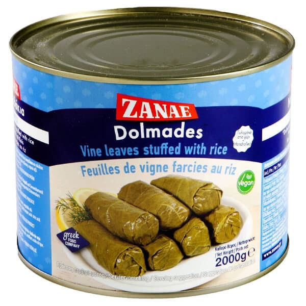 Ντολμαδάκια Ζαναέ 2kg Κονσέρβες