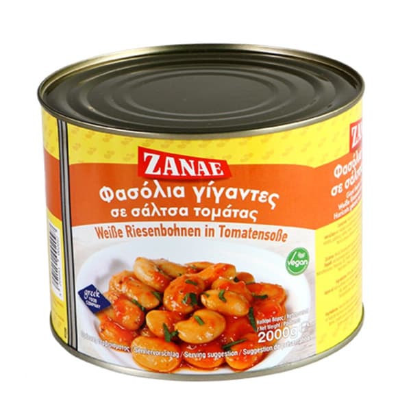 Φασόλια Γίγαντες Ζαναέ 2kg Όσπρια Κονσέρβες