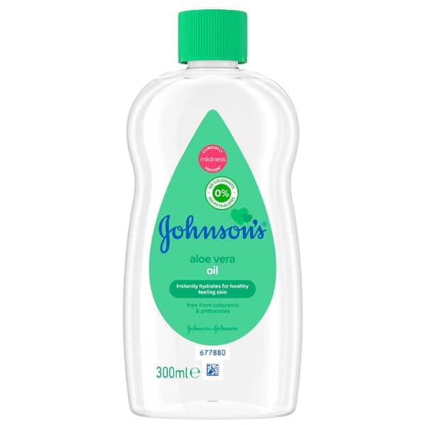 Johnsons Baby Oil Aloe Vera Λάδι Μωρού