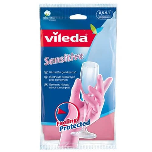 Γάντια Κουζίνας Sensitive Vileda ΓΑΝΤΙΑ ΚΟΥΖΙΝΑΣ