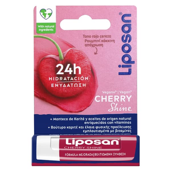 Liposan Blister Cherry Shine Φροντίδα Χειλιών