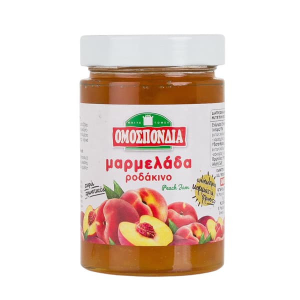 Μαρμελάδα Ροδάκινο Ομοσπονδία Μαρμελάδες