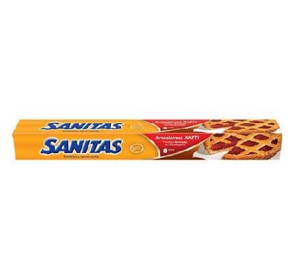Αντικολλητικό Χαρτί Sanitas Bake 8m Αντικολλητικό Χαρτί