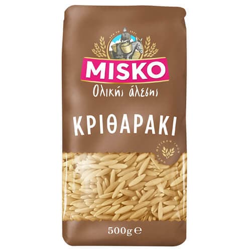 Κριθαράκι Ολικής Άλεσης Μίσκο Ζυμαρικά