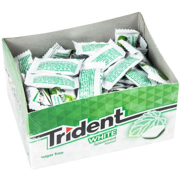 Τσίχλες Μίνι White Trident Δυόσμος Τσίχλες