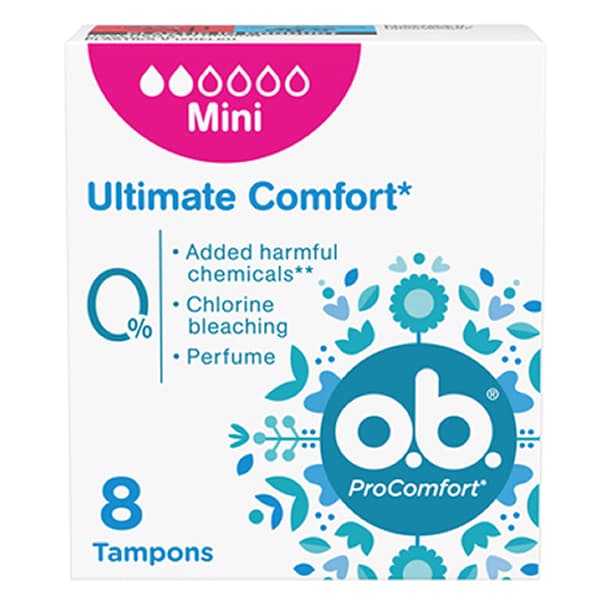 O.b. Tampons Procomfort Mini Ταμπόν