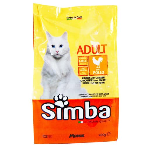 Γατοτροφή Κροκέτα Κοτόπουλο Simba 400gr Γατοτροφή