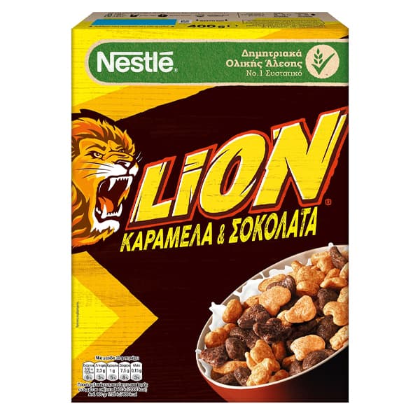 Lion Σοκολάτα και Καραμέλα Nestle Δημητριακά