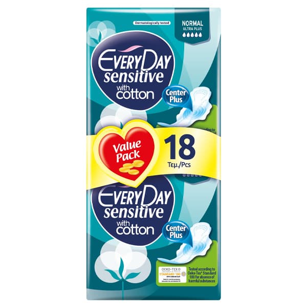 Σερβιέτες Everyday Sensitive 18τεμ. Σερβιέτες