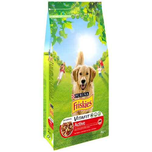 Σκυλοτροφή Κροκέτα Friskies Active Βοδινό Σκυλοτροφή