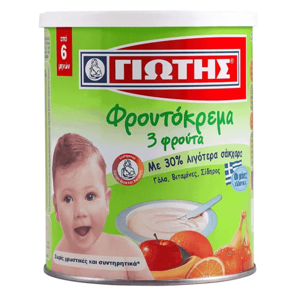 Φρουτόκρεμα 3 Φρούτα Γιώτης Βρεφική