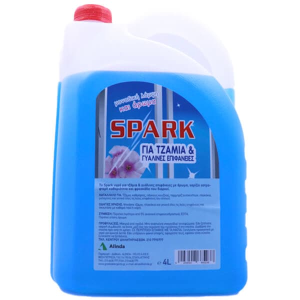 Τζαμιών Μπλε Spark Καθαριστικό