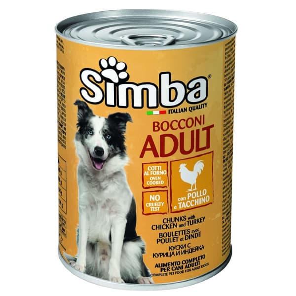 Σκυλοτροφή Κονσέρβα Κοτόπουλο Γαλοπούλα Simba Κονσέρβα