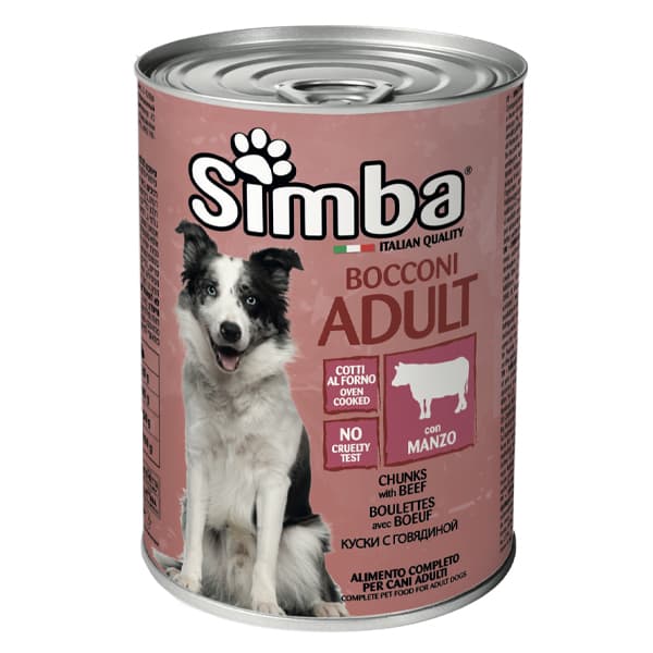 Σκυλοτροφή Κονσέρβα Βοδινό Simba 415gr Σκυλοτροφή Κονσέρβα