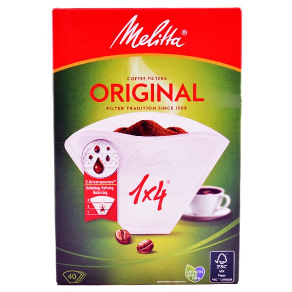 Φίλτρα Καφέ Melitta 1x4 Φίλτρα Καφέ