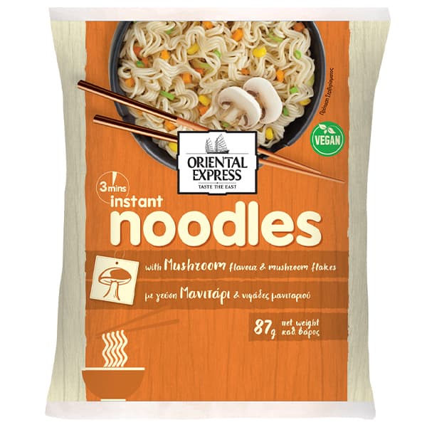 Noodles Μανιτάρι Oriental Express ΕΤΟΙΜΑ ΜΙΚΡΟΓΕΥΜΑΤΑ
