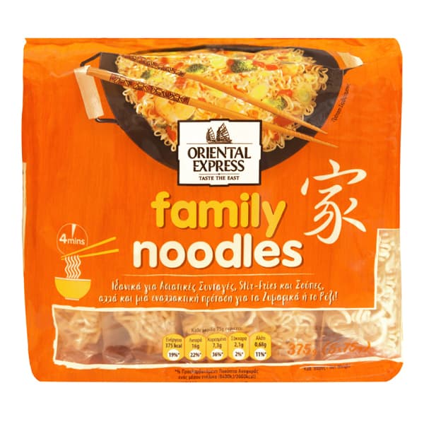 Noodles Οικογενειακά Oriental Express Έτοιμα Μικρογεύματα