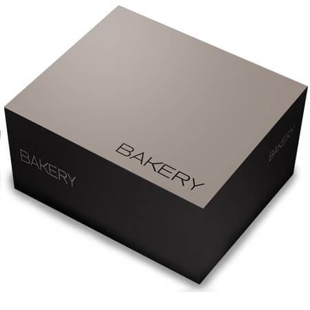Luxury Κουτί Bakery Grey Design Κουτιά Bakery