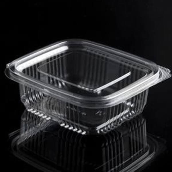 Θήκη Τετράγωνη ft 208-250 Lux Plast 250gr 50τεμ Σκεύος PET