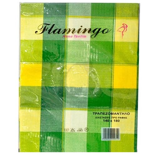 Τραπεζομάντηλο Εμπριμέ Flamingo 140x180cm Τραπεζομάντηλο